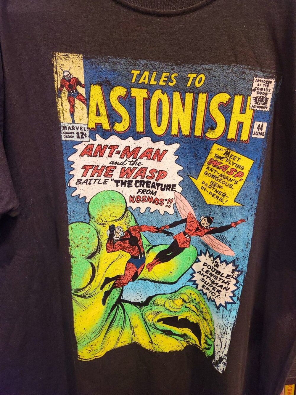 Marvel Ant-Man & The Wasp Tales to Astonish Comic Cover T-Shirt 2XL NWT Black